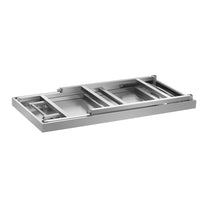 Tables – Folding stainless steel work table 120 x 60cm - Carlat