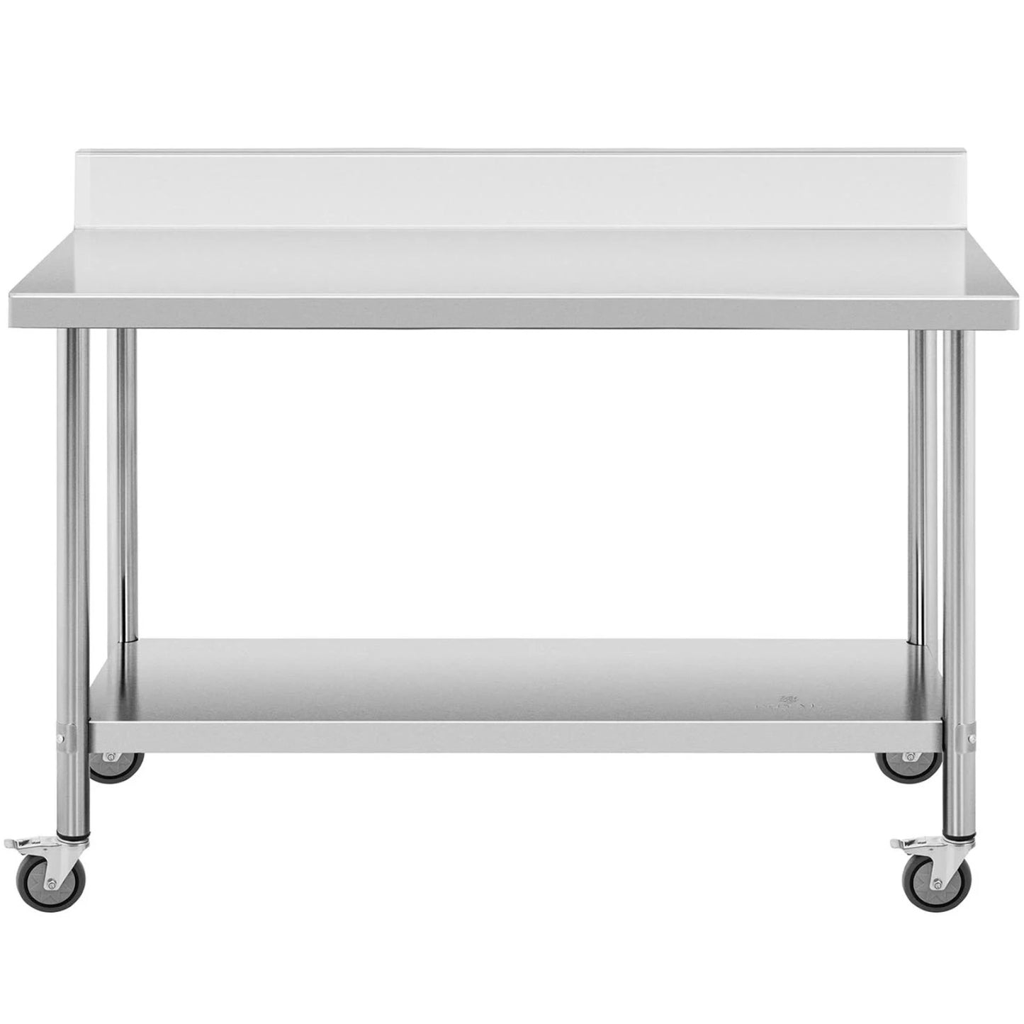 Tables – Metal catering table on wheels with shelf and - Carlat
