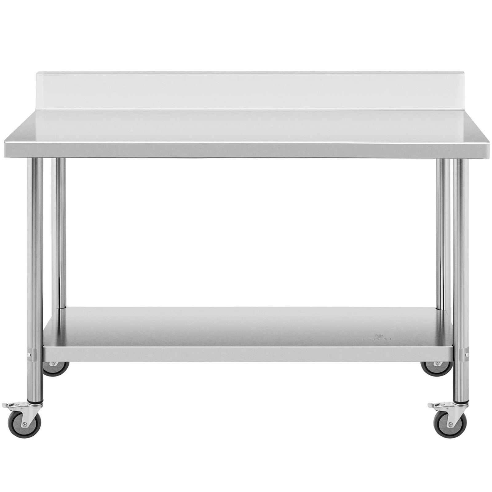 Tables – Metal catering table on wheels with shelf and - Carlat