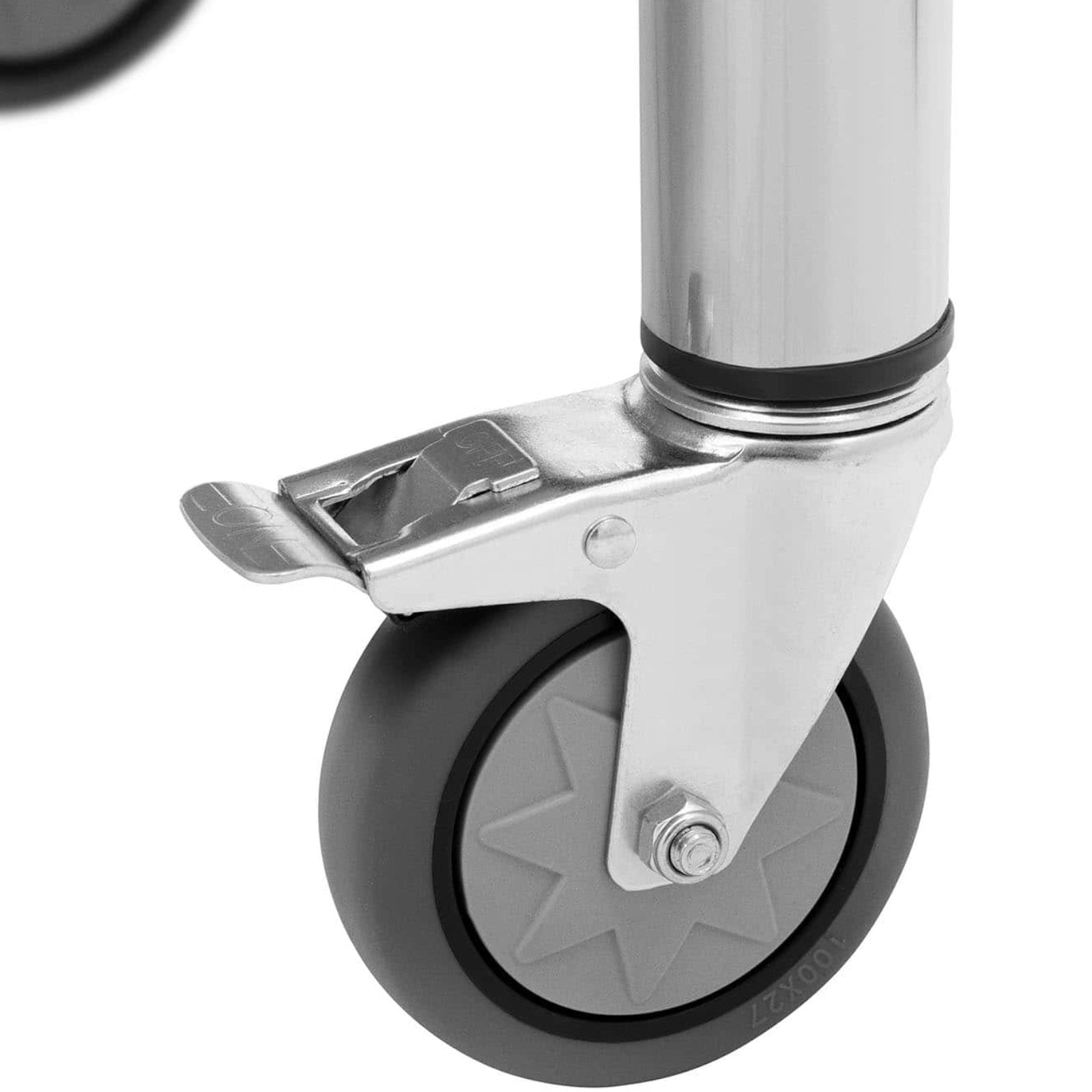 Tables – Metal catering table on wheels with shelf and - Carlat