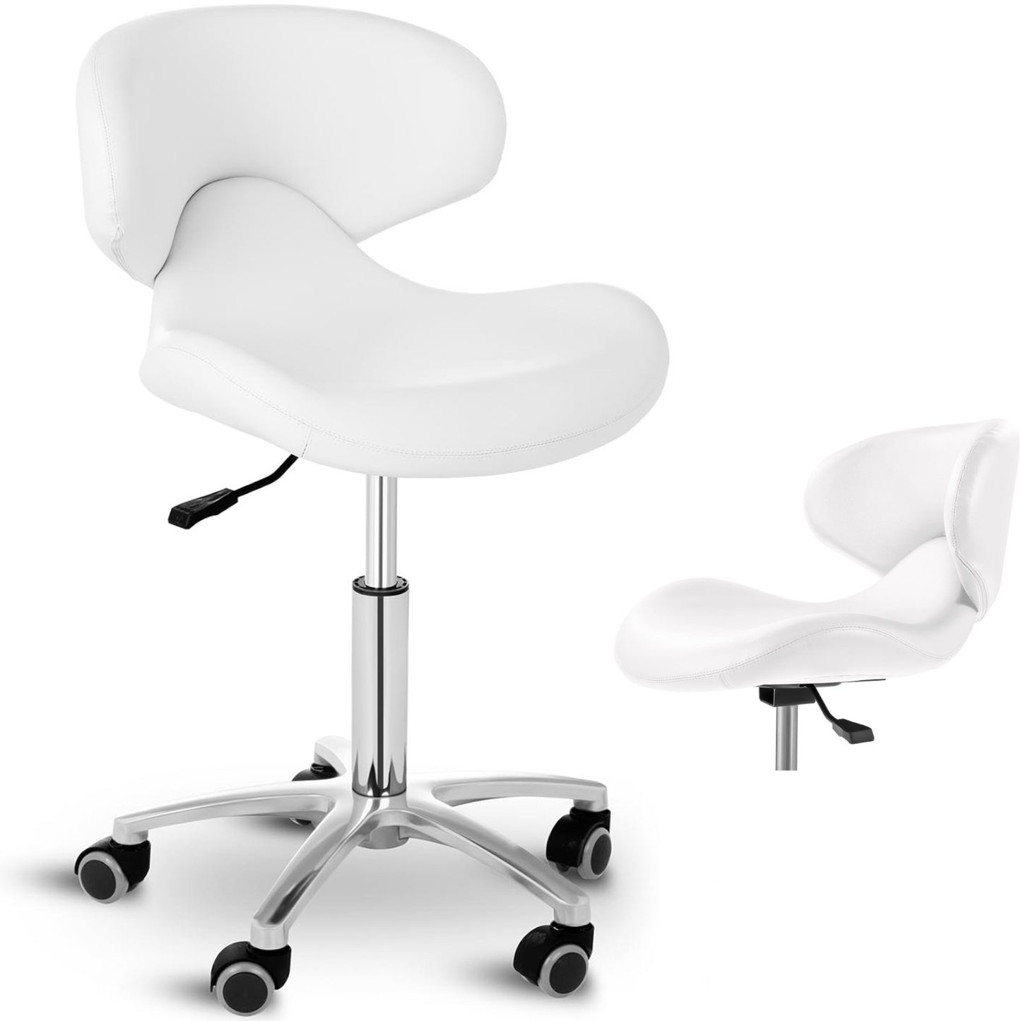 Tables – Physa ANDRIA beauty chair on wheels - white - Carlat