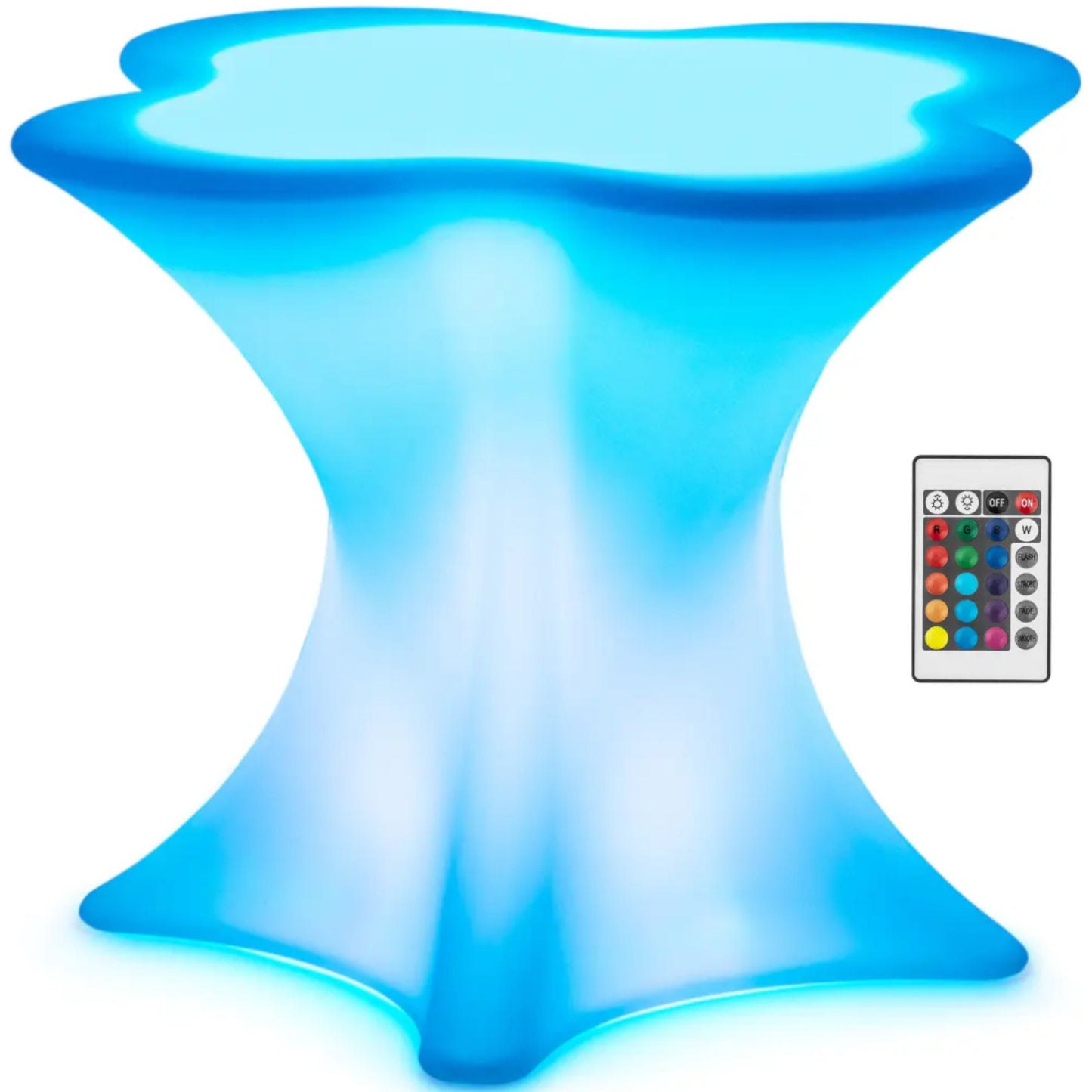 Tables – RGBW LED illuminated club bar table 80 x - Carlat