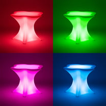 Tables – RGBW LED illuminated club bar table 80 x - Carlat