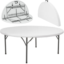 Tables – Round catering table, foldable, up to 250 kg, - Carlat