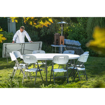 Tables – Round catering table, foldable, up to 250 kg, - Carlat