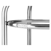 Tables – Round stainless steel stool for the kitchen - Carlat