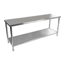 Tables – Stół do kuchni blat roboczy stal nierdzewna dolną - Carlat