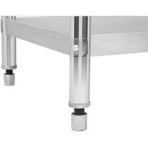 Tables – Stół do kuchni blat roboczy stal nierdzewna dolną - Carlat