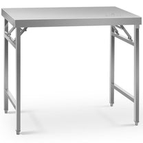 Tables – Stainless steel catering table, foldable, 100 x 60 - Carlat