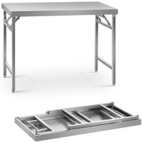 Tables – Stainless steel catering table, foldable, 100 x 60 - Carlat