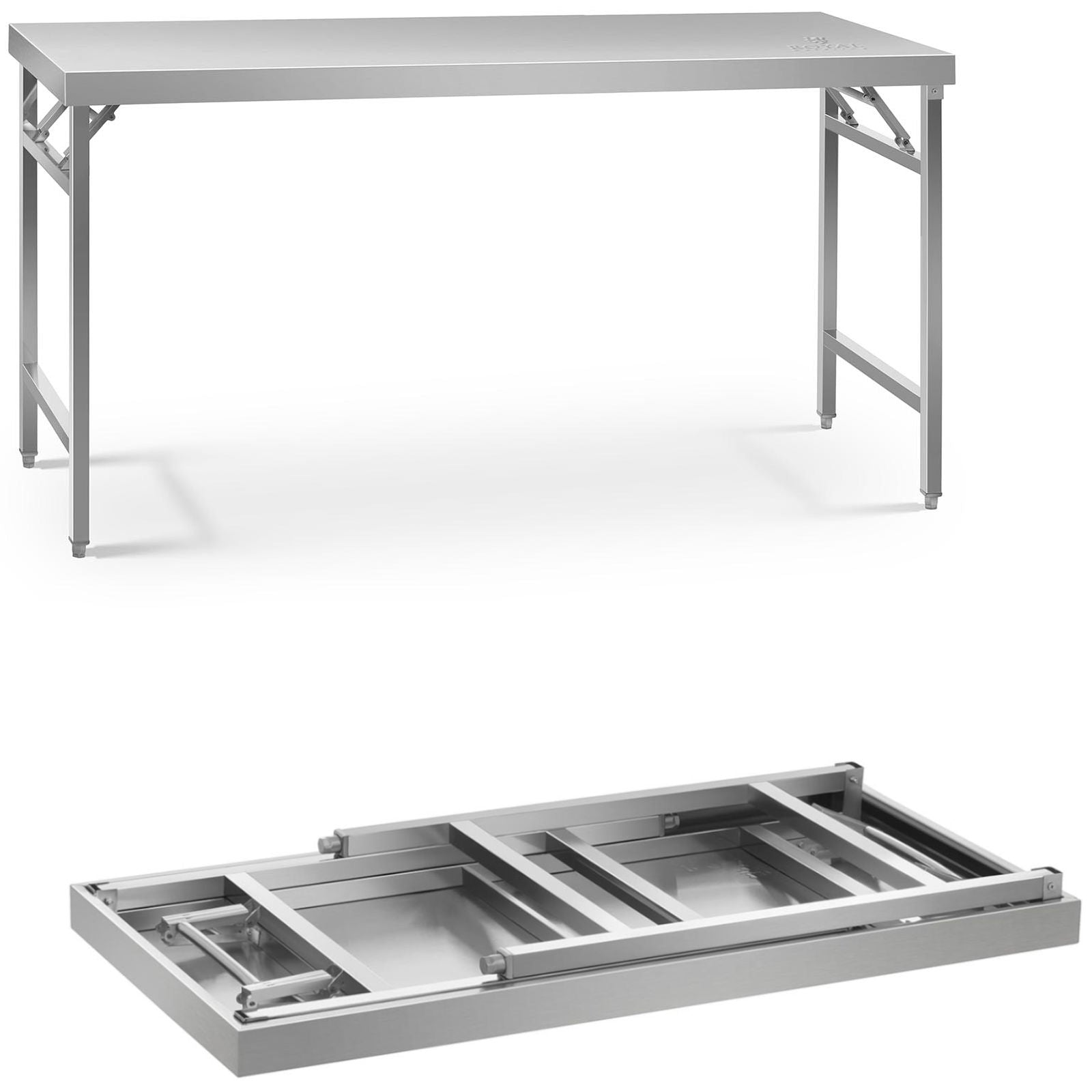 Tables – Stainless steel catering table, foldable, 180 x 60 - Carlat