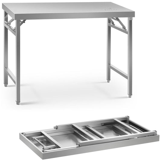 Tables – Stainless steel laboratory foldable table 120 x 70 - Carlat