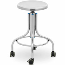 Tables – Stool, workshop laboratory stool, stainless steel, 45-60 cm, - Carlat