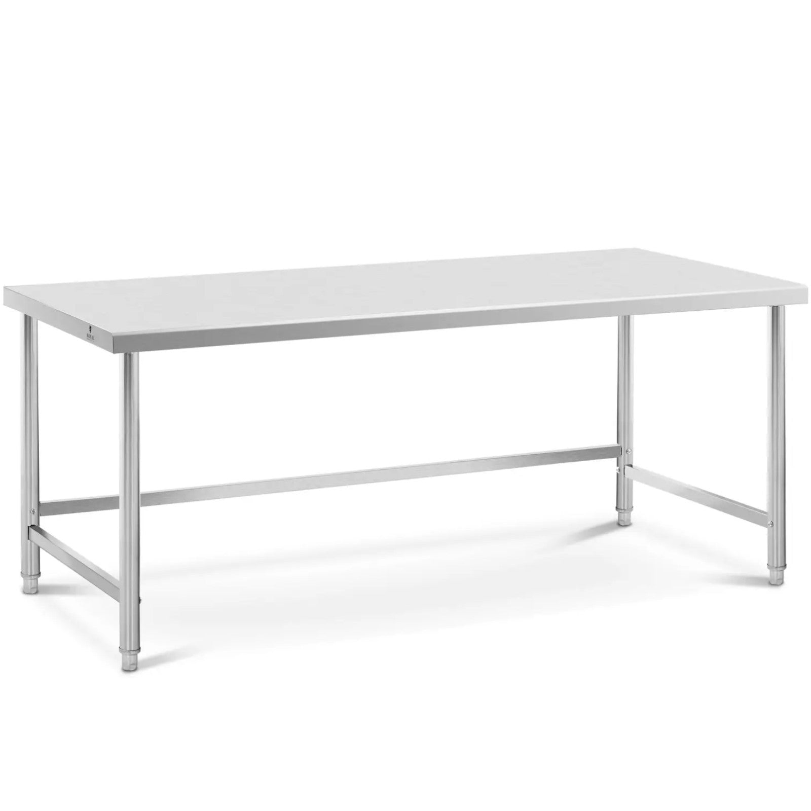 Tables – Table, central steel worktop, 200 x 90 cm, - Carlat