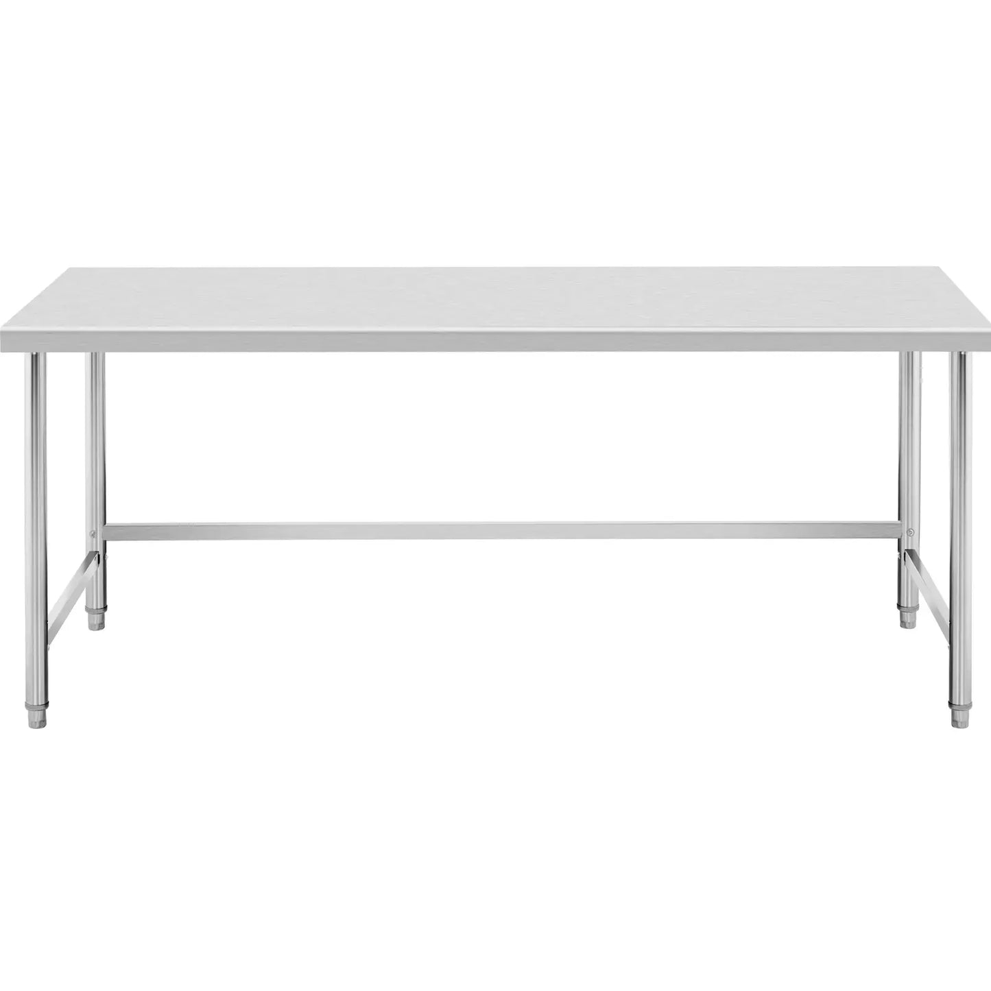 Tables – Table, central steel worktop, 200 x 90 cm, - Carlat