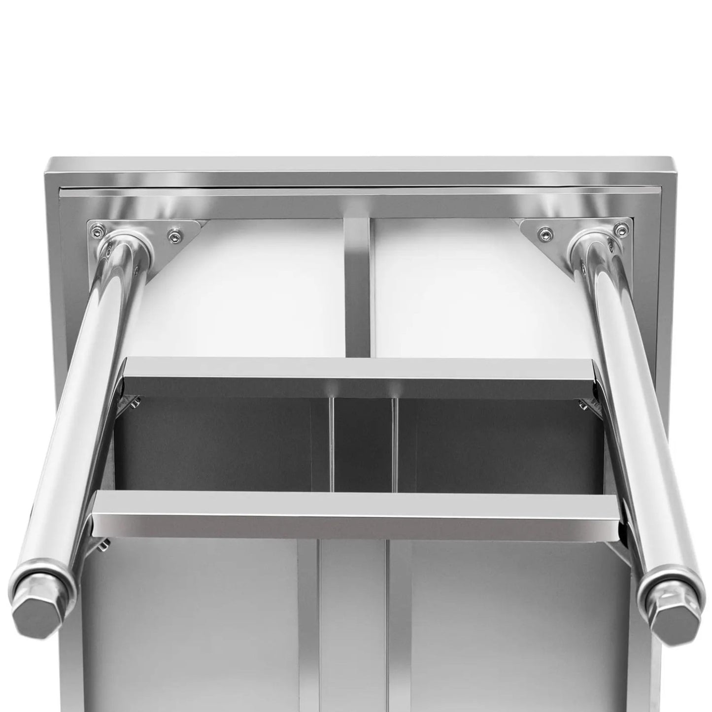 Tables – Table, central steel worktop, 3 levels, 120 x - Carlat