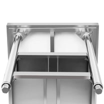 Tables – Table, central steel worktop, 3 levels, 120 x - Carlat