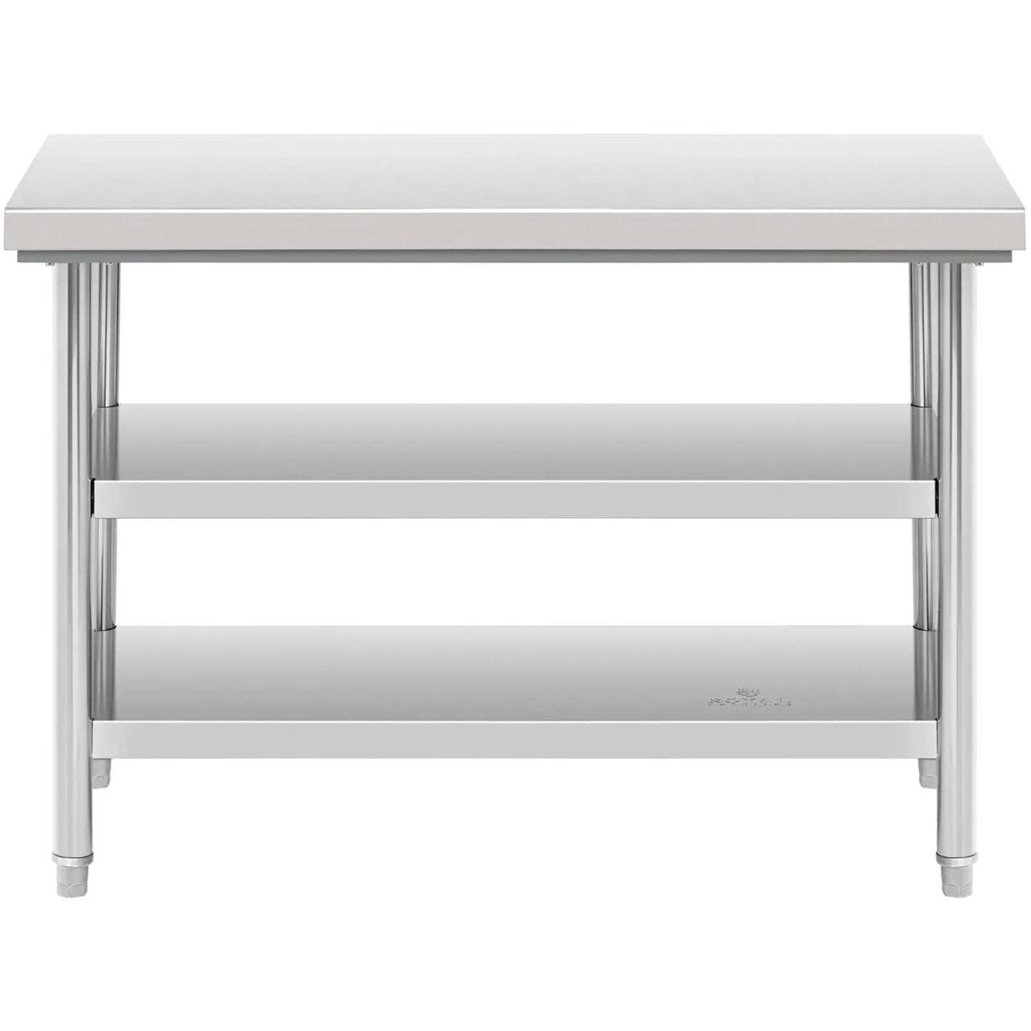 Tables – Table, central steel worktop, 3 levels, 120 x - Carlat