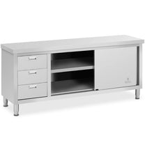 Tables – Table, central worktop, with a cabinet with sliding - Carlat