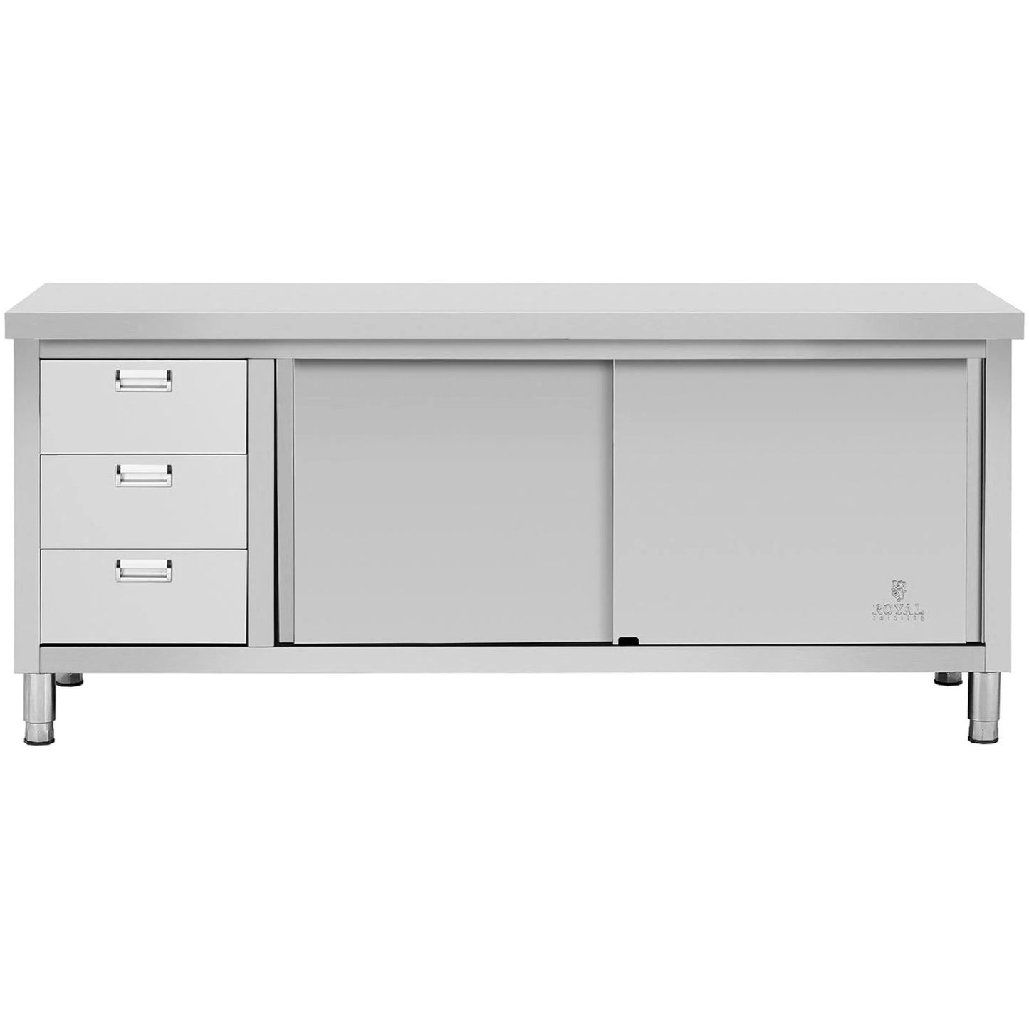 Tables – Table, central worktop, with a cabinet with sliding - Carlat