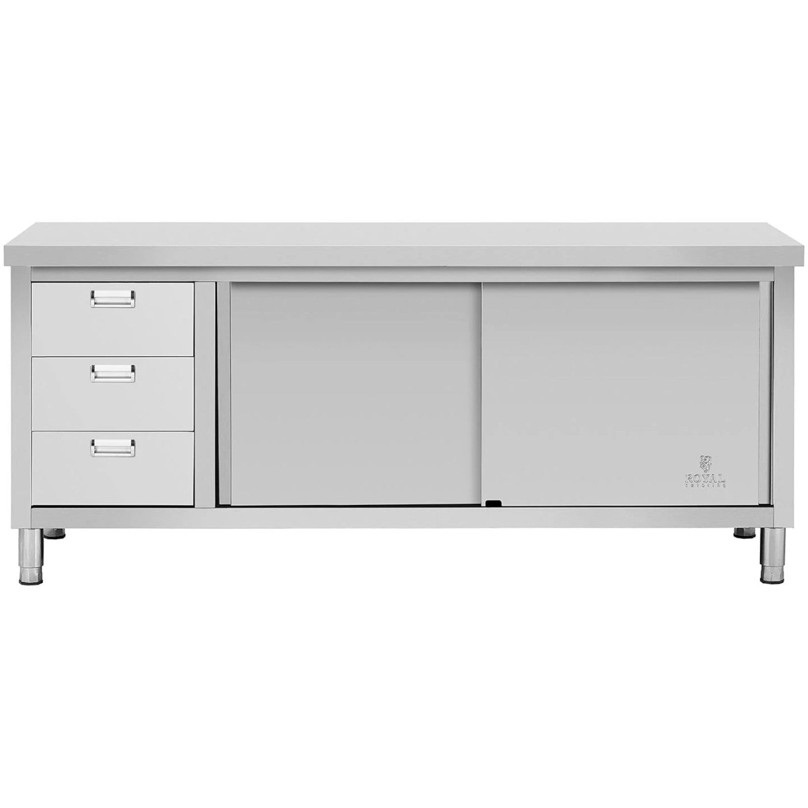 Tables – Table, central worktop, with a cabinet with sliding - Carlat