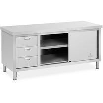 Tables – Table, central worktop, with a cabinet with sliding - Carlat