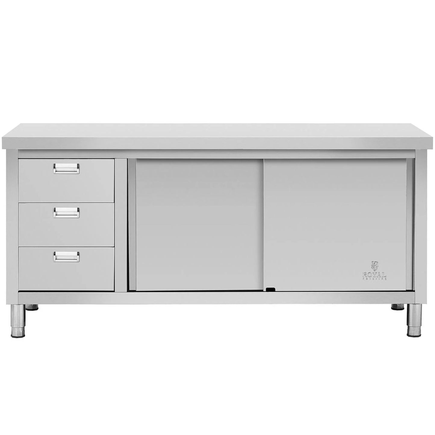 Tables – Table, central worktop, with a cabinet with sliding - Carlat