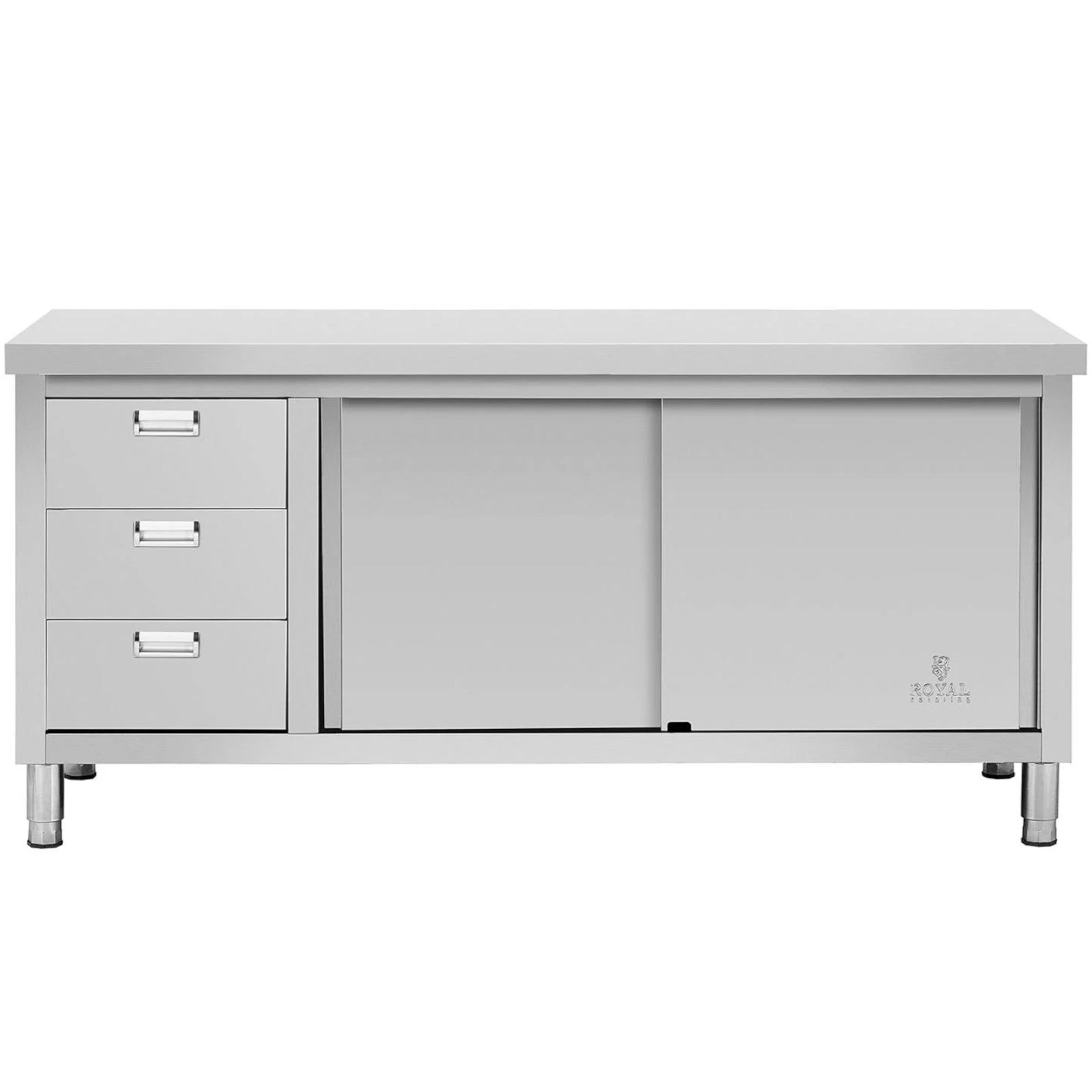 Tables – Table, central worktop, with a cabinet with sliding - Carlat
