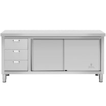 Tables – Table, central worktop, with a cabinet with sliding - Carlat