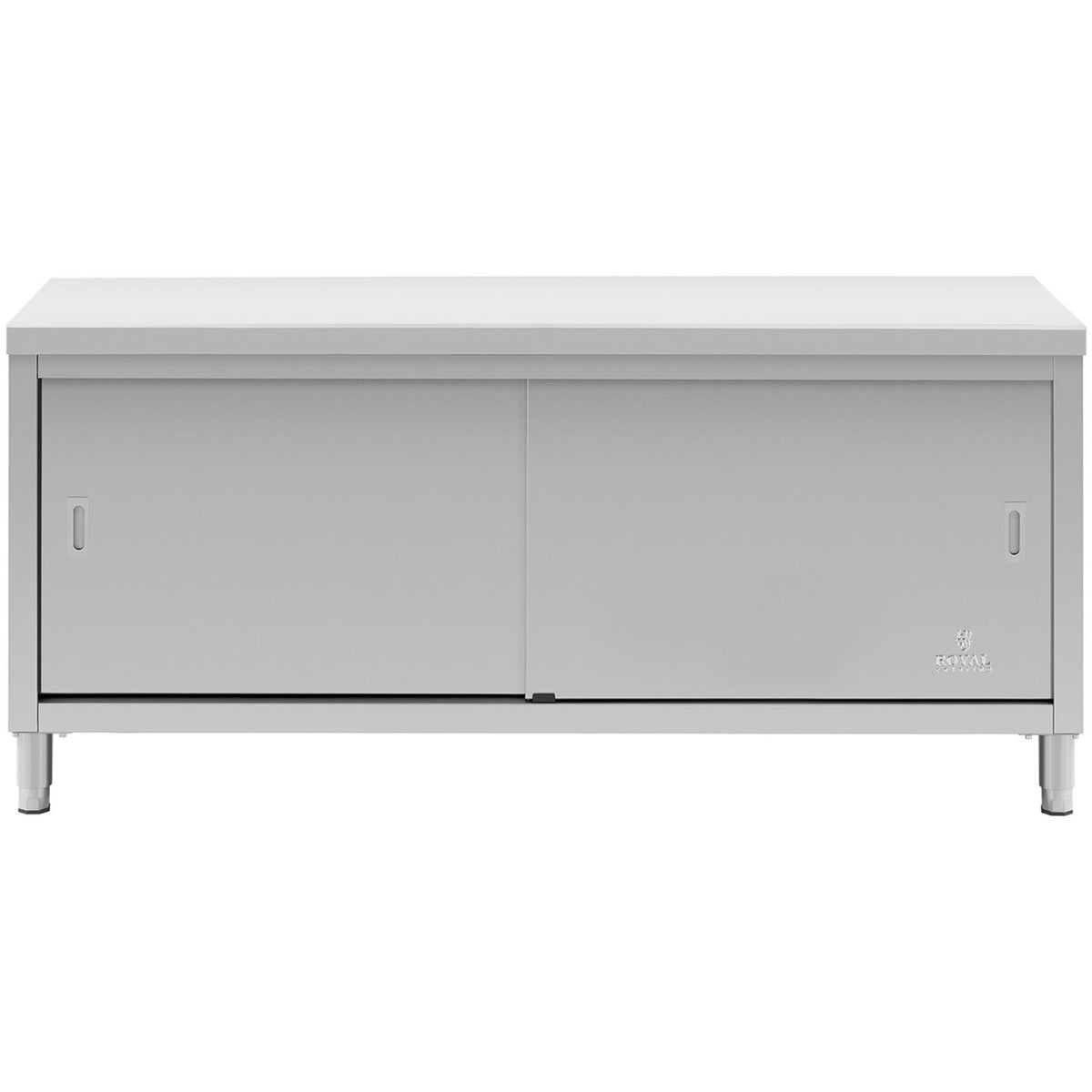 Tables – Table, central worktop with sliding door cabinet, - Carlat