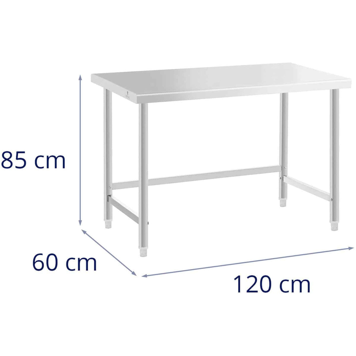 Tables – Table, stainless steel worktop, 120x60cm - Carlat