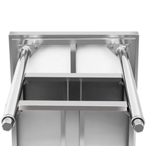 Tables – Table, stainless steel worktop with 2 shelves, 150x60cm - Carlat