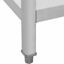 Tables – Table, steel gastronomic worktop with shelf and drawers, - Carlat