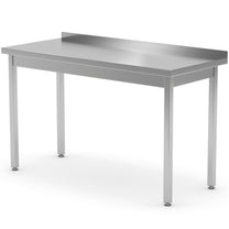 Tables – Table, steel, wall-mounted worktop with edge 100x70x85 cm - Carlat