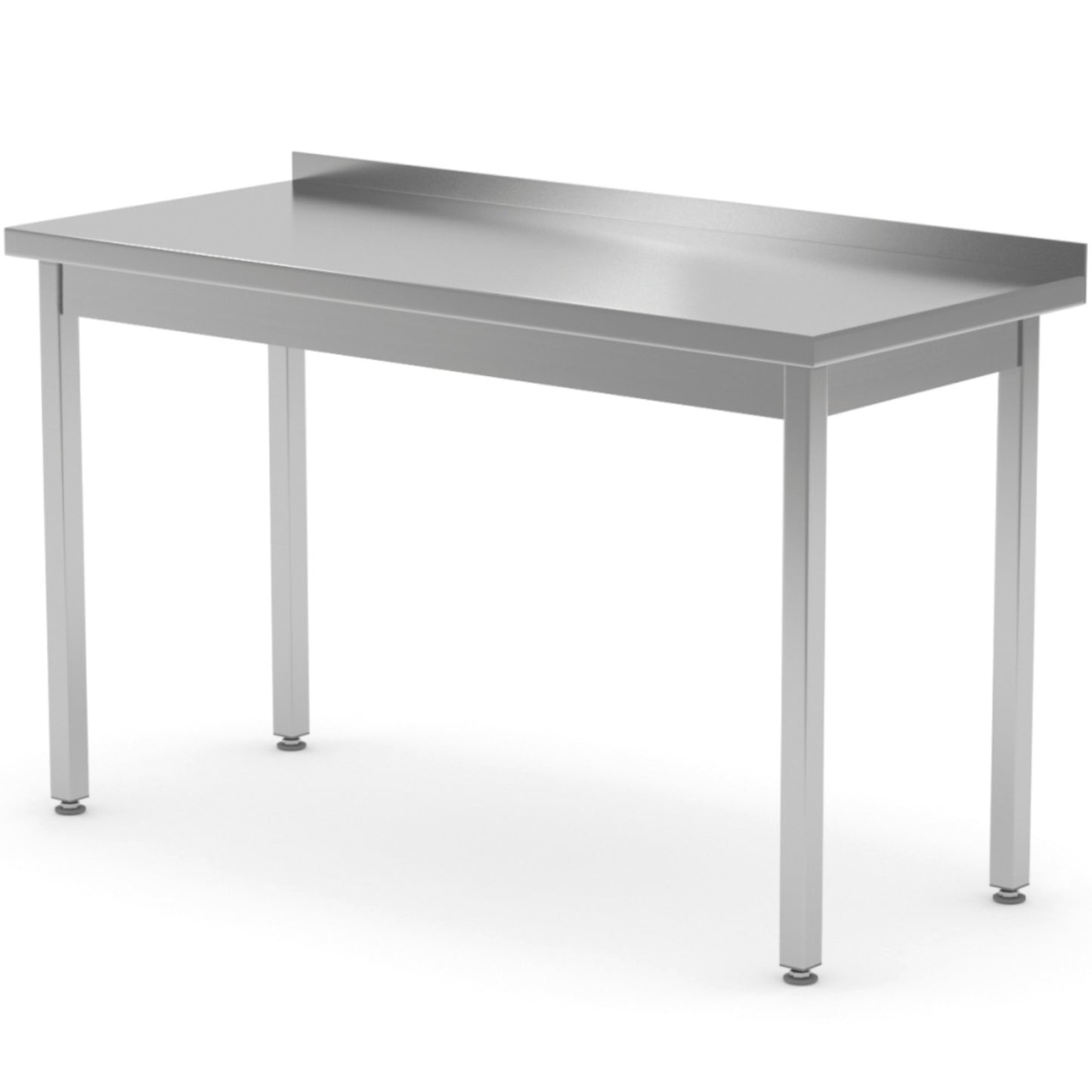 Tables – Table, steel, wall-mounted worktop with edge 100x70x85 cm - Carlat