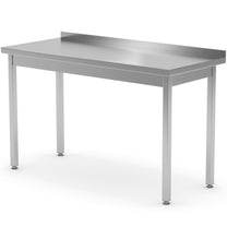 Tables – Table, steel, wall-mounted worktop with edge 100x70x85 cm - Carlat