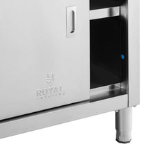 Tables – Table, wall-mounted worktop with cabinet and sliding door - Carlat