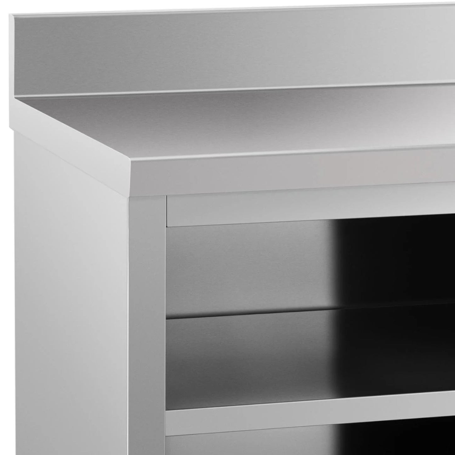 Tables – Table, wall-mounted worktop with cabinet and sliding door - Carlat