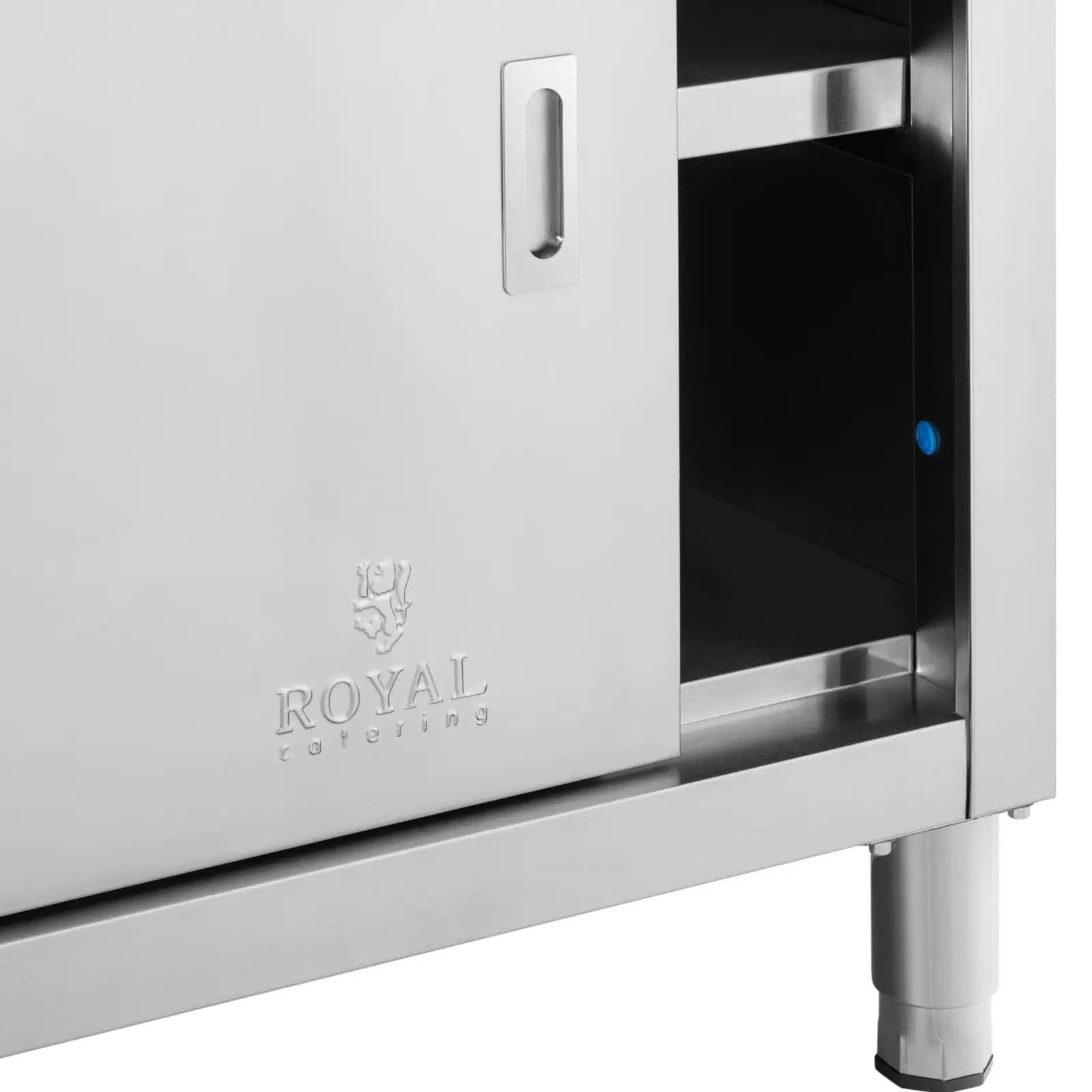 Tables – Table, wall-mounted worktop with cabinet and sliding door - Carlat