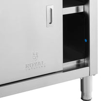 Tables – Table, wall-mounted worktop with cabinet and sliding door - Carlat
