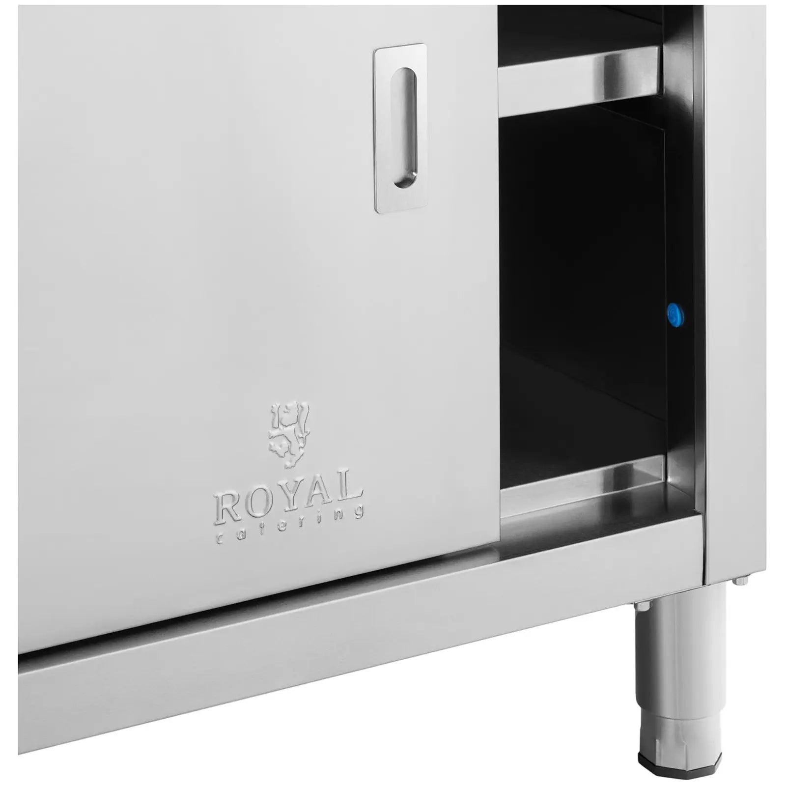 Tables – Table, wall-mounted worktop with cabinet and sliding door - Carlat
