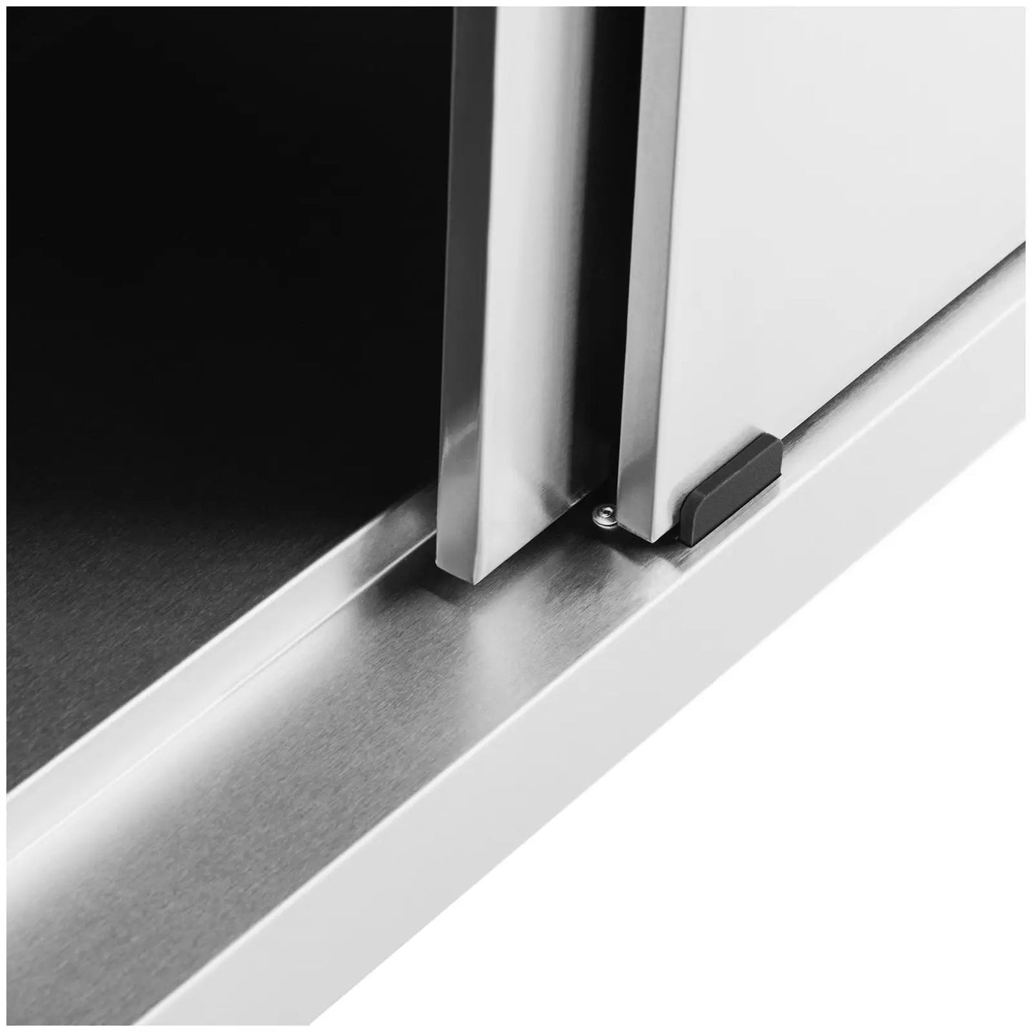 Tables – Table, wall-mounted worktop with cabinet and sliding door - Carlat