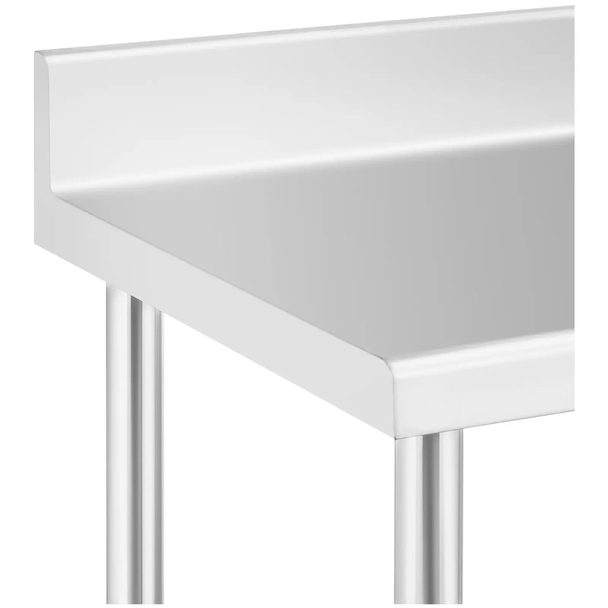 Tables – Table, wall-mounted worktop with edge, on wheels, 1 - Carlat