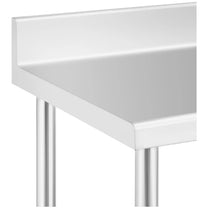 Tables – Table, wall-mounted worktop with edge, on wheels, 1 - Carlat