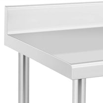 Tables – Table, wall-mounted worktop with edge on wheels, 2 - Carlat