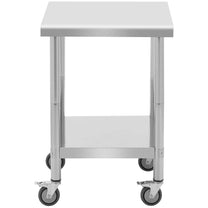 Tables – Table worktop on wheels, 2 levels, 60 x - Carlat