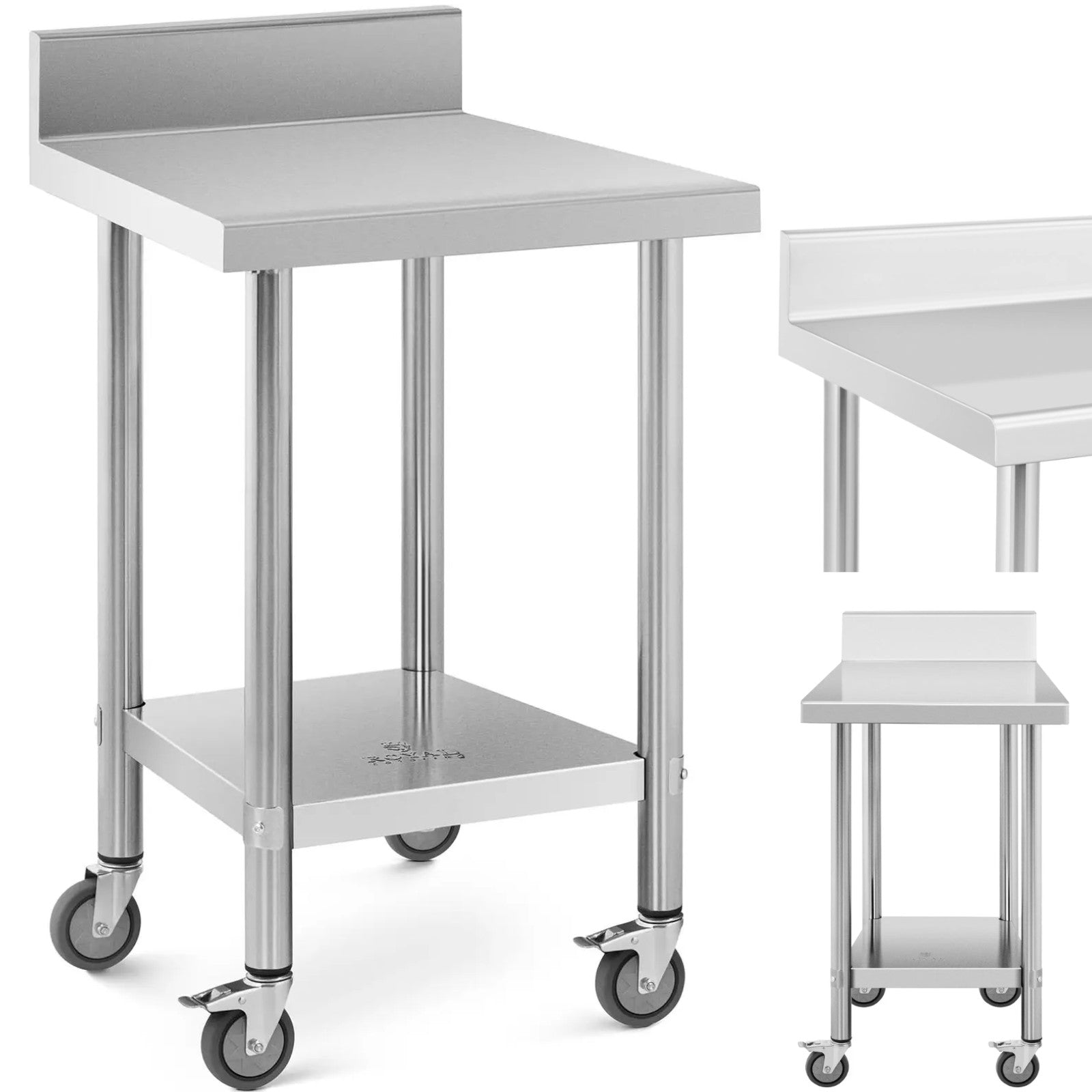 Tables – Table worktop on wheels with edge, 2 levels, - Carlat