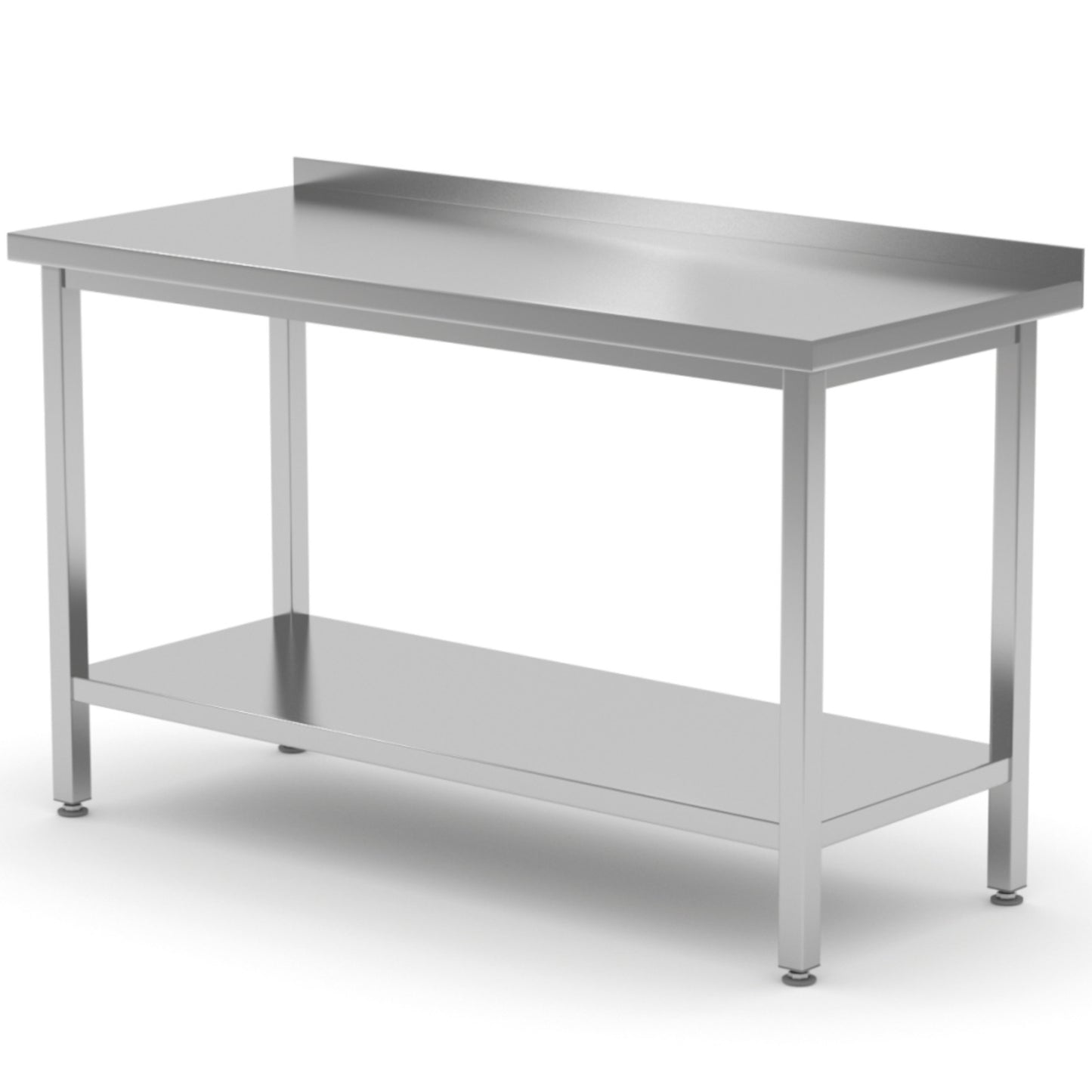 Tables – Wall catering table with edge and shelf 160x70x85 - Carlat
