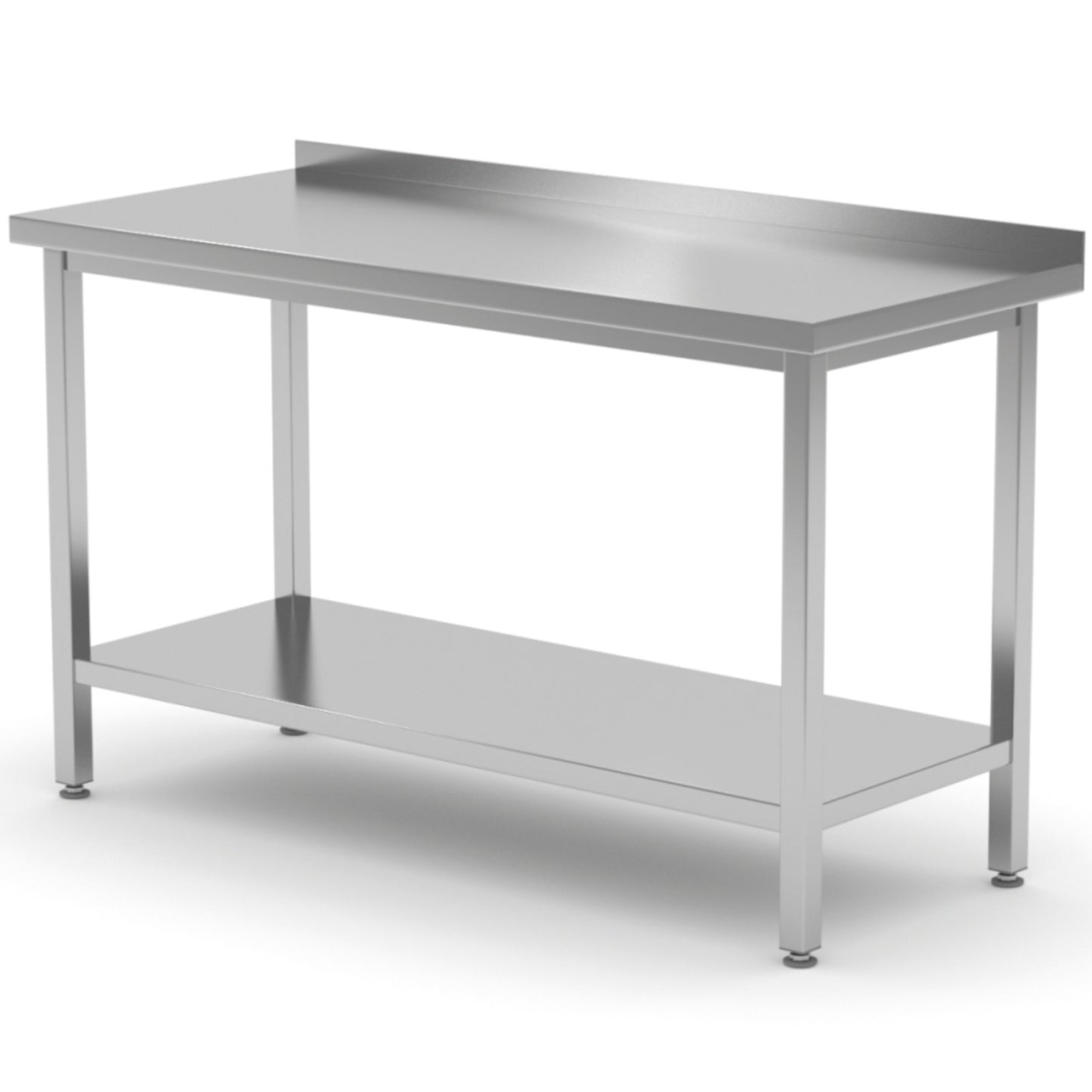 Tables – Wall catering table with edge and shelf 180x70x85 - Carlat