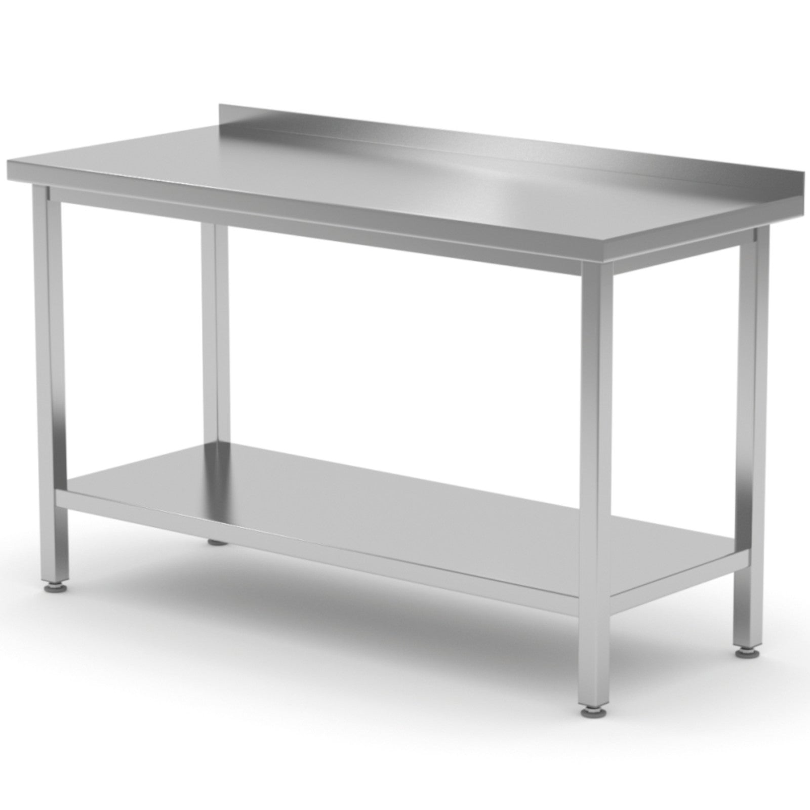 Tables – Wall catering table with edge and shelf 180x70x85 - Carlat